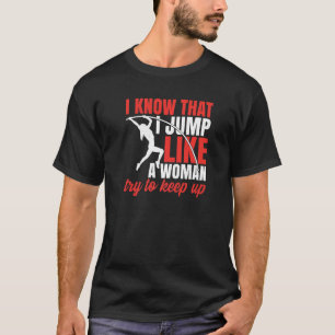 T-shirt Pole Vaulting Femmes Citer Pole Vault