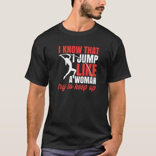 T-shirt Pole Vaulting Femmes Citer Pole Vault (Devant)