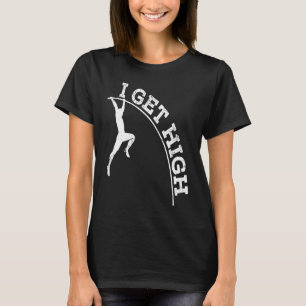 T-shirt Pole Vaulting Funny Pole Vault Piste Et Field Pol
