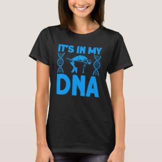 T-shirt Pole Vaulting It's In My Dna Pole Vault