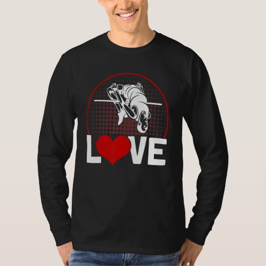 T-shirt Pole Vaulting Love Pole Vault (Devant)