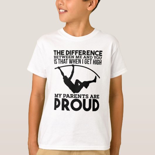 T-shirt Pole Vaulting Sport (Devant)