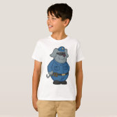 T-shirt Police à chiens (Devant entier)