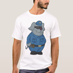T-shirt Police à chiens