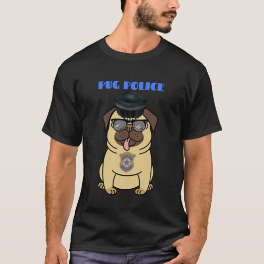 T-shirt Police carlin (Devant)
