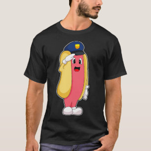 T-shirt Police casquette de la police de Hotdog Cop