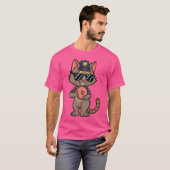 T-shirt Police Cat - 90s Cartoon Donut Cop (Devant entier)