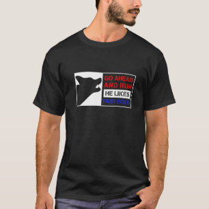 T-shirt Police Chien K9 Allez-Y Et Courez