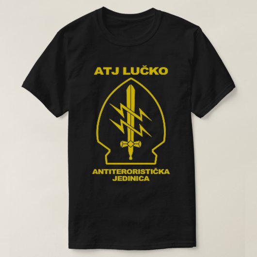T-shirt Police croate ATJ LUCKO Specijalna Policija Tshi (Design devant)
