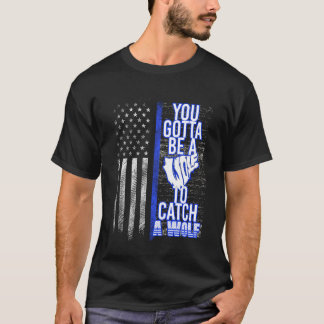 T-shirt Police Croix Chrétienne Vous Devez Être Un Loup Po