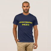 T-shirt Police d'apostrophe (Devant entier)