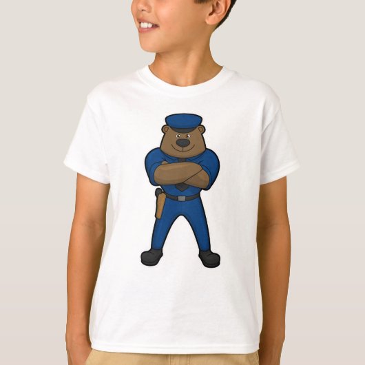 T-shirt Police de Bear Cop (Devant)