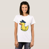 T-shirt Police de canard (Devant entier)