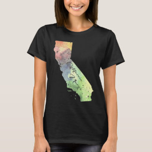 T-shirt Police de caractères stylisée noire infirmière de