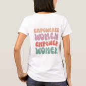 T-SHIRT POLICE DE COULEUR DIFFÉRENTE POUR LES FEMMES AUTOR (Dos)