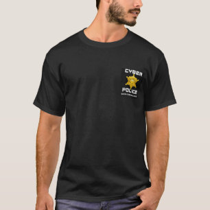T-shirt Police de Cyber
