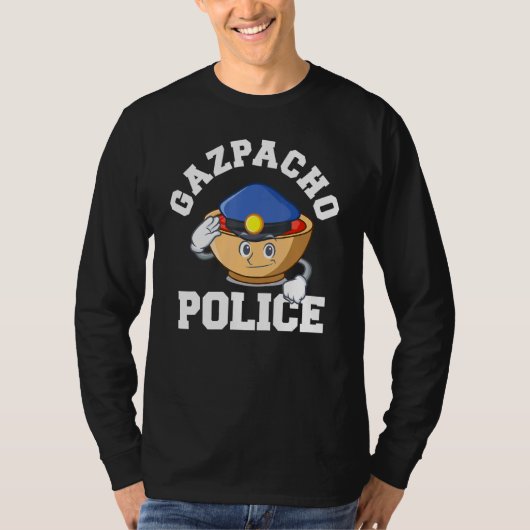 T-shirt Police de Gazpacho (Devant)