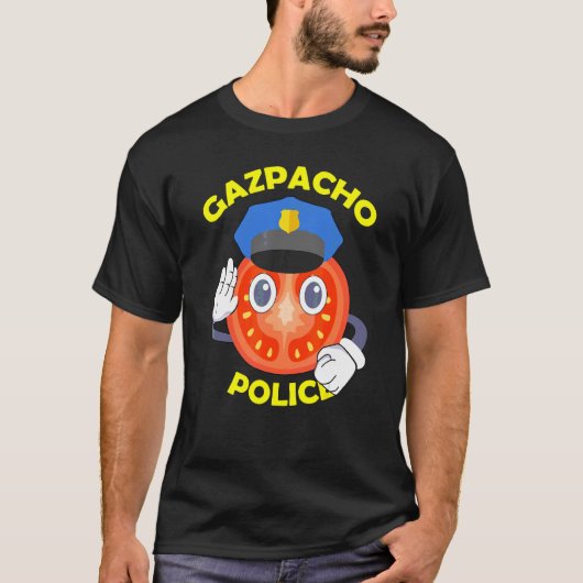 T-shirt Police de Gazpacho (Devant)