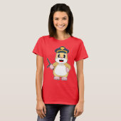 T-shirt Police de Hamster Cop Baton (Devant entier)