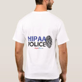 T-shirt Police de HIPAA (Dos)