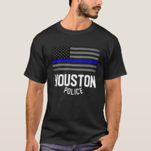 T-shirt Police de la ville de Houston Agent de police du T