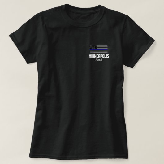 T-shirt Police de Minneapolis Officier Minnesota Policeman (Design devant)