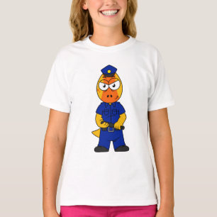 T-shirt Police de Pachycéphalosaure.