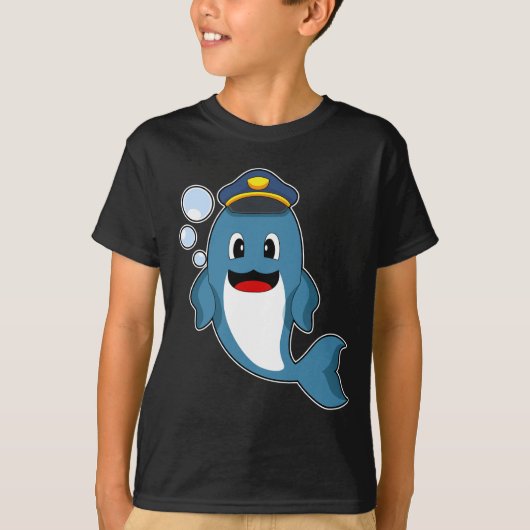 T-shirt Police des dauphins (Devant)
