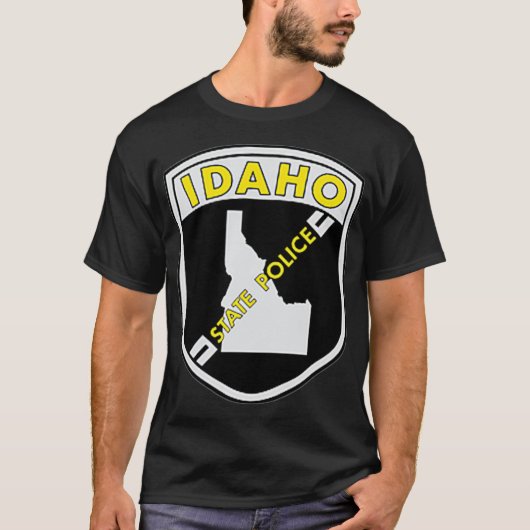 T-shirt Police d'État de l'Idaho (Devant)