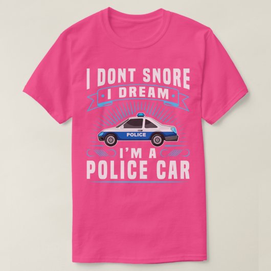T-shirt Police Funky Cop Agent Policeman (Design devant)