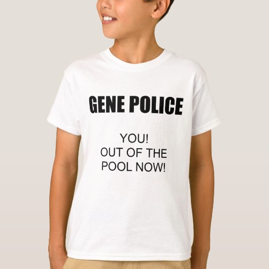 T-shirt Police génétique (Devant)