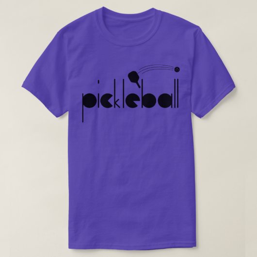 T-shirt Police géométrique Pickleball (Design devant)