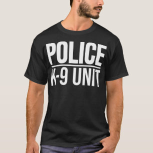 T-SHIRT POLICE K9 UNIT CANINE POLICE DOG UNIFORME OFFICIER