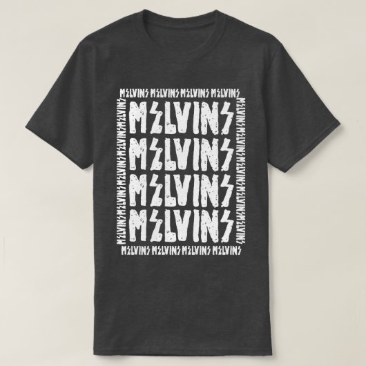 T-shirt Police Melvins inverse (Design devant)