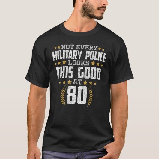 T-shirt Police militaire 80e anniversaire (Devant)