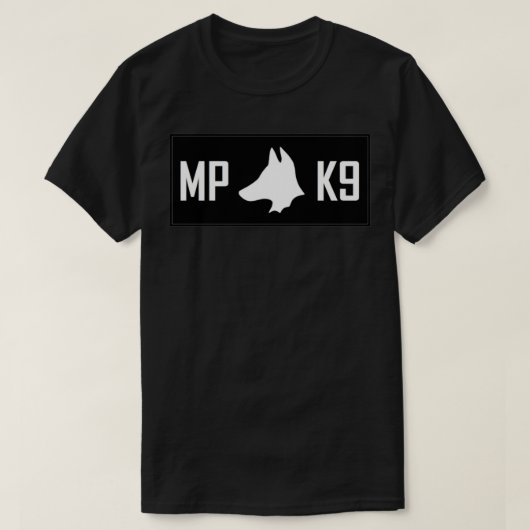T-shirt Police militaire K9 7 (Design devant)