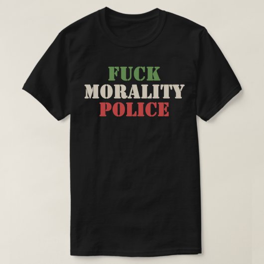 T-shirt Police morale 3 (Design devant)