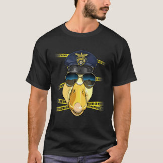 T-shirt Police Officer Duck PD Cop Crime Scene Animal Duck