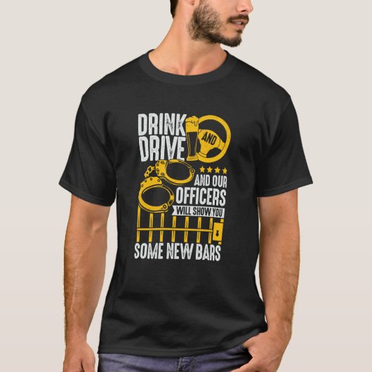 T-shirt Police Officer Inspector for a Sheriff (Devant)