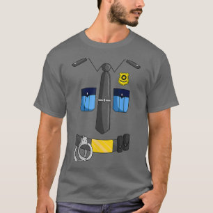 T-shirt Police Officier Costume Policier policier policier