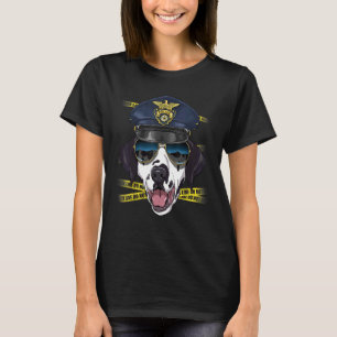 T-shirt Police Officier Dalmatien PD Scène de crime polici