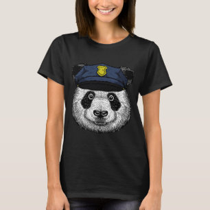 T-shirt Police Panda Bear Police Casquette Police Agent An