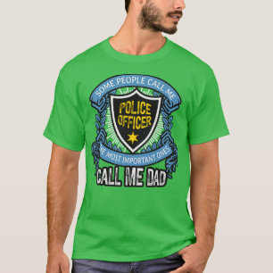 T-shirt Police Police Police Police Papa Cop
