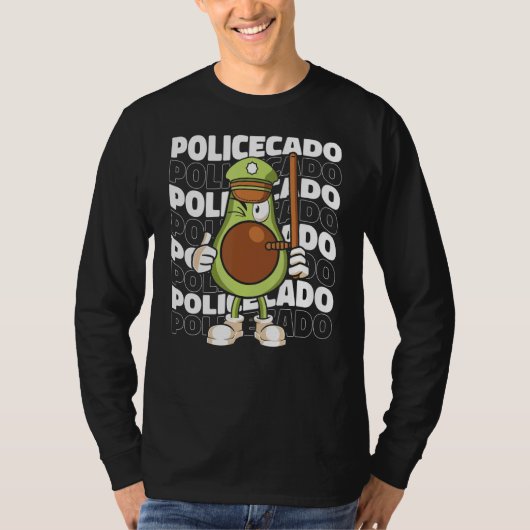 T-shirt Policecado Support Law Enforcement Police Agent (Devant)