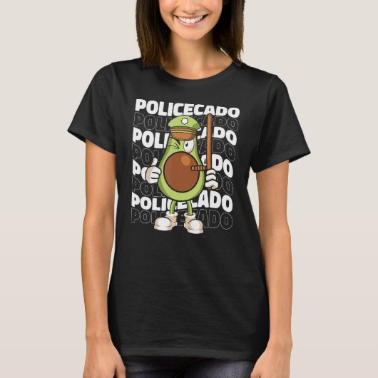 T-shirt Policecado   Support Law Enforcement Police Agent  (Devant)