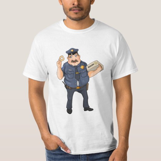 T-shirt policier (Devant)