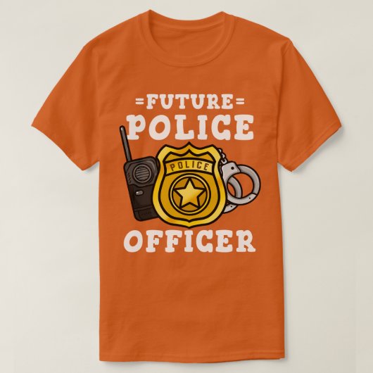T-shirt Policier du futur (Design devant)