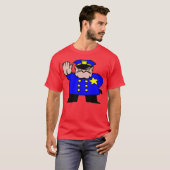 T-shirt Policier - Fête des pères (Devant entier)