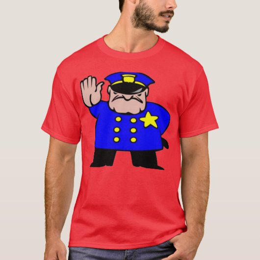T-shirt Policier - Fête des pères (Devant)