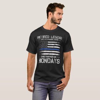 T-shirt Policier retiré